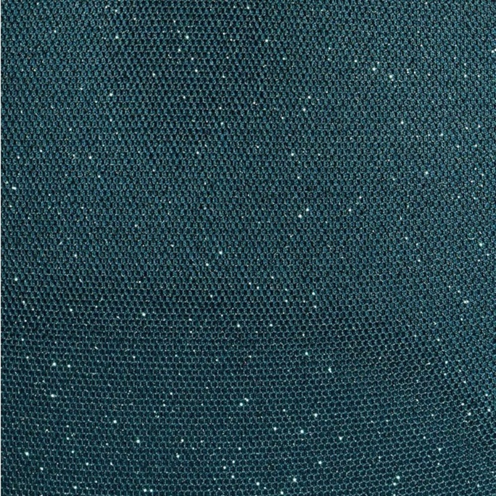 Windsor Sparkle And Shine Off-The-Shoulder Glitter Mini Dress - Green - Picture 3 of 3
